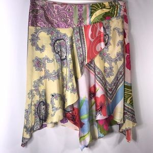 Alice & Trixie Silk Asymmetrical Skirt